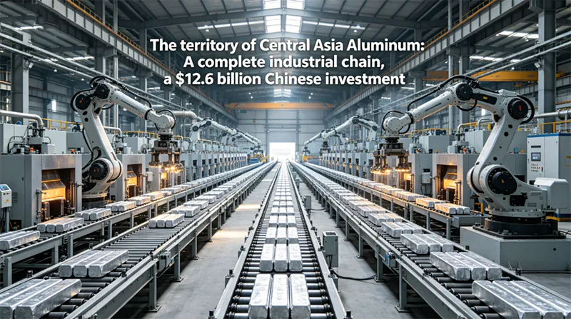 Le territoire de l'Asie Centrale Aluminium : Une chaîne industrielle complète, un investissement chinois de 12,6 milliards de dollars